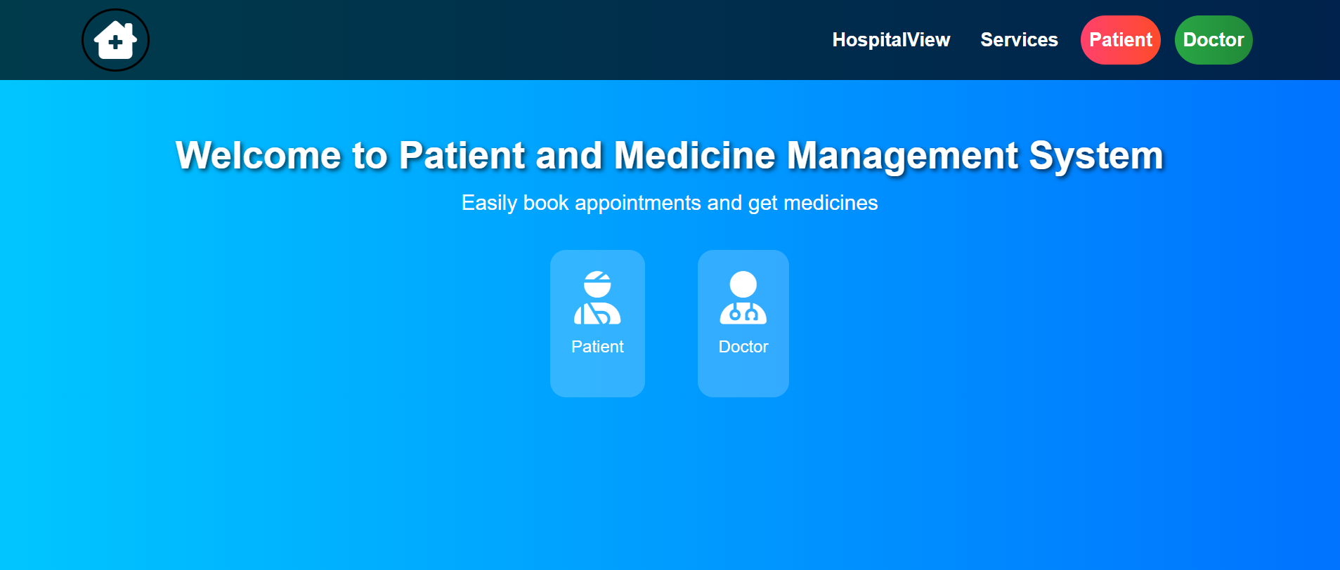 Patient Doctor Management System